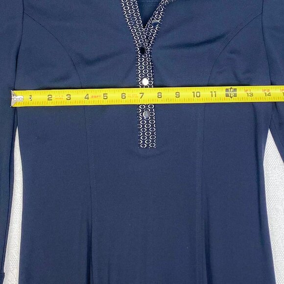 Ann Taylor LOFT Women's Dress Navy Blue Light Weight Shift Dress - Picture 6 of 12